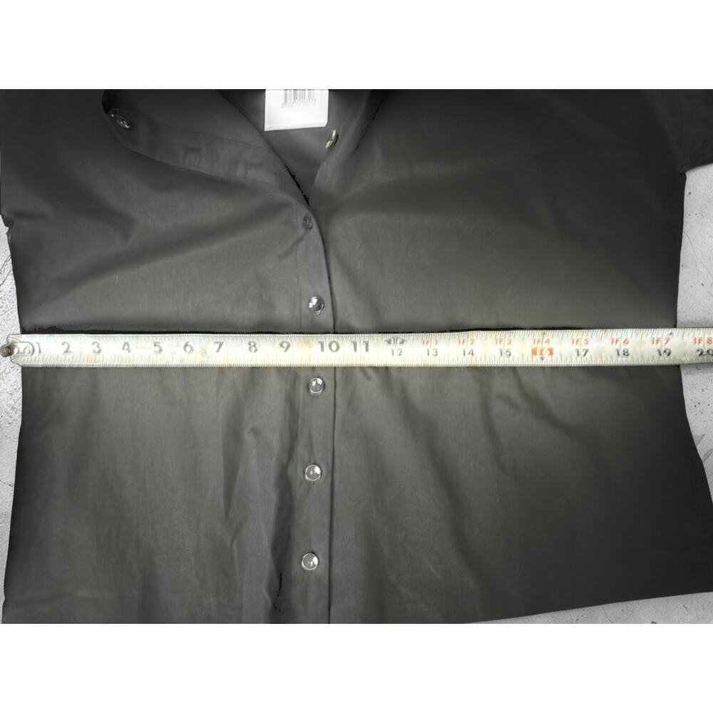 Yakira Bella Lea Dress Black Size S NWT Button Front Belted Shirt Dress - Picture 8 of 8